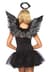 (SALE) Крила чорного ангела Leg Avenue Angel Accessory Kit Black, крила, німб