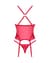 Прозрачный корсет Obsessive Lacelove corset XS/S Red, кружево, подвязки для чулок