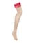 Панчохи під пояс із широким мереживом Obsessive Lacelove stockings XS/S