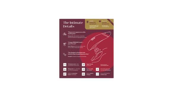 Вакуумный клиторальный стимулятор Womanizer Premium 2 - Bordeaux, функции Autopilot и Smart Silence