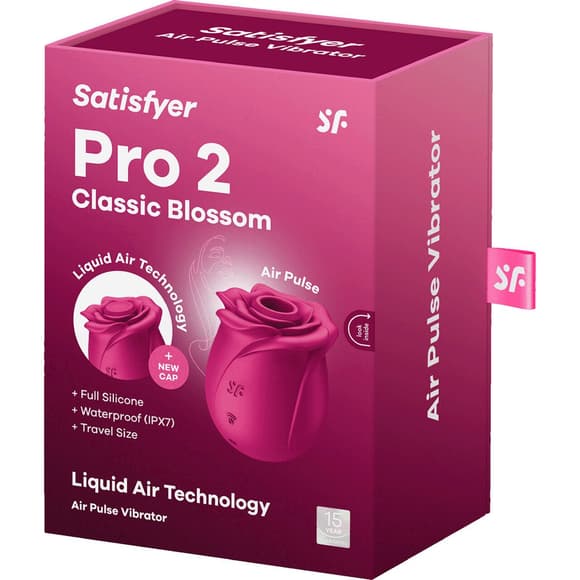 Вакуумный клиторальный стимулятор Satisfyer Pro 2 Classic Blossom, технология Liquid Air