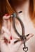 Затискач для статевих губ Master Series: Pussy Tugger Adjustable Vagina Clamp with Chain