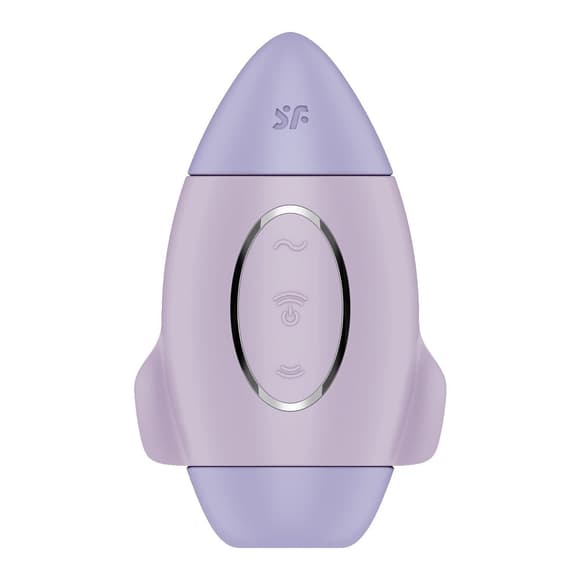 Вакуумний стимулятор з вібрацією Satisfyer Mission Control Violet, 2 незалежні мотори