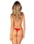Трусики з доступом Obsessive Ingridia crotchless thong XS/S, червоні