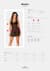 Пеньюар Obsessive Medilla chemise & thong XS/S