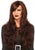 Волнистый парик с косой челкой Leg Avenue Long Wavy Wig 68 см, коричневый