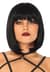 Короткий парик каре с челкой Leg Avenue Short natural bob wig, черный