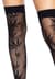Чулки с рисунком Leg Avenue 420 Net thigh highs Black