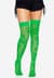 Чулки с рисунком Leg Avenue 420 Net thigh highs Green