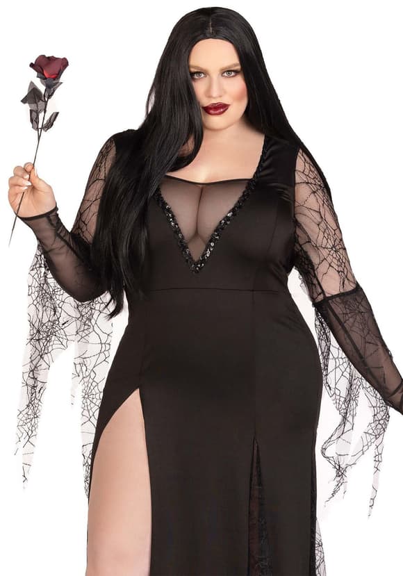 Костюм Мортиши Аддамс Leg Avenue Sexy Spooky Morticia 1X–2X