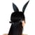 Кожаная маска Зайки Art of Sex - Bunny mask, цвет Черный