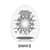 Мастурбатор-яйце Tenga Egg Shiny II, щільний TPE, пробник лубриканту 5 мл
