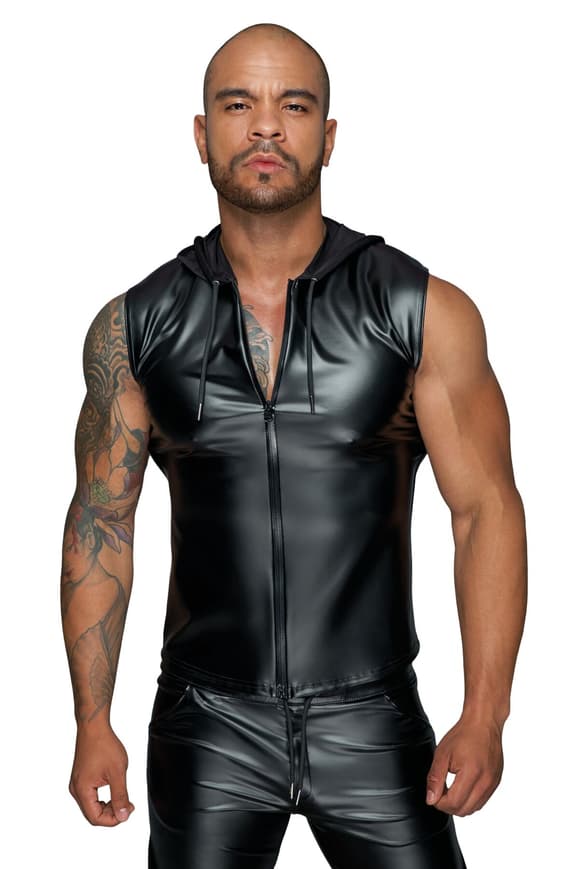 Безрукавка с капюшоном Noir Handmade H062 Hooded Shirt - S