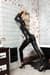 Комбінезон Noir Handmade F293 Powerwetlook catsuit with front zipper - M