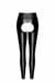 (SALE) Легінси Noir Handmade F304 Taboo wetlook leggings with open crotch and bum - S