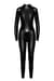 Комбінезон Noir Handmade F319 Caged wetlook catsuit with zippers and ring - M
