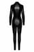 Комбинезон Noir Handmade F319 Caged wetlook catsuit with zippers and ring - L