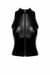 Топ Noir Handmade F324 Glam wetlook top with vinyl corset - 3XL