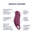 Вакуумний кліторальний стимулятор з вібрацією Satisfyer Pocket Pro 1 Purple