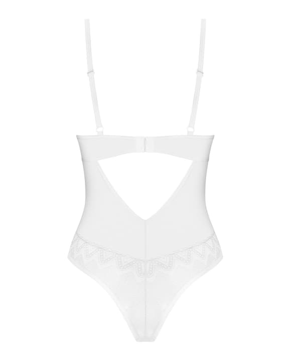 Боди Obsessive Alissium Teddy XL/2XL, лиф с мягкой чашкой, высокие вырезы для ног