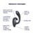 Вагінально-кліторальний вібратор Satisfyer G for Goddess 1 Dark Grey, 2 мотори