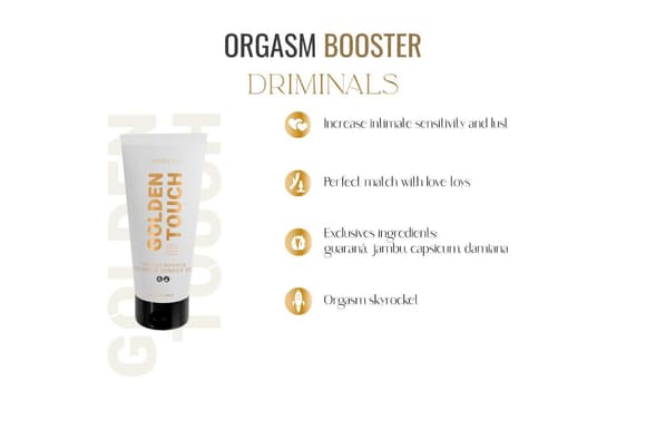 Крем-бустер для клітора Driminals Golden Touch Orgasm Booster 30 мл