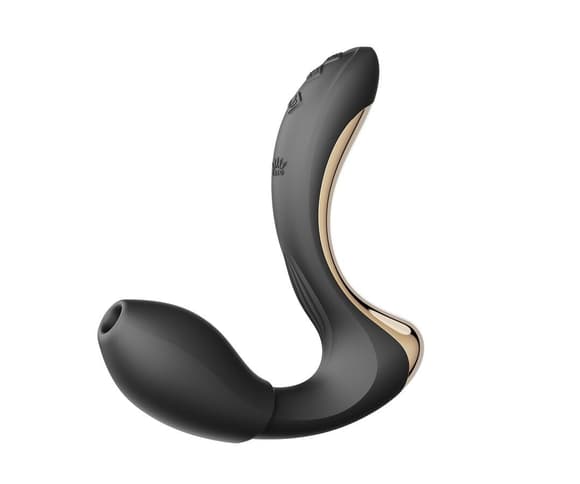 Вібратор-пульсатор з вакуумною насадкою Zalo – Talis G-Spot PulseWave Vibrator Obsidian Black