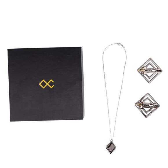 Зажимы для сосков с легкой подвеской LOCKINK Adjustable Nipple Clamps with Light Pendant - Grey