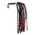 Флоггер LOCKINK SEVANDA Red & Black Braided Tail Flogger