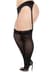 Чулки Leg Avenue Lace top opaque thigh highs Black 1X/2X