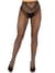 Чулки Leg Avenue Crotchless Net Tights with Heart Backseam Black One Size