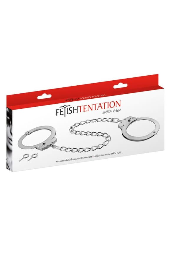 Поножи Fetish Tentation Adjustable metal ankle cuffs