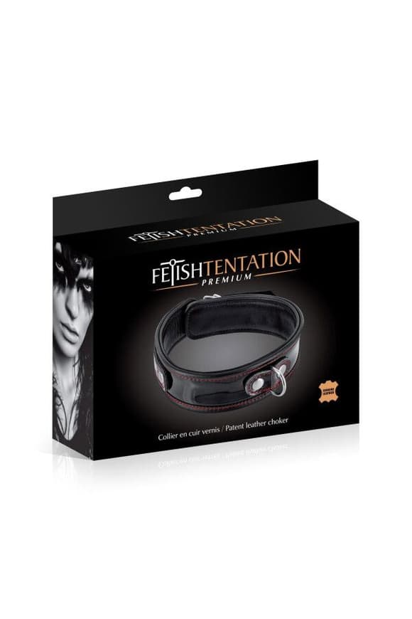 Ошейник Fetish Tentation Premium Patent leathe chocker