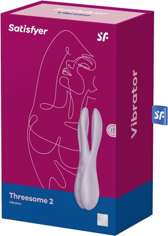 Кліторальний вібратор Satisfyer Threesome 2 Violet
