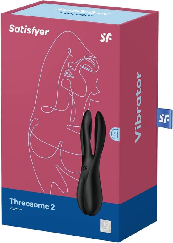 Кліторальний вібратор Satisfyer Threesome 2 Black