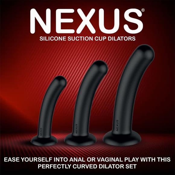 Набір дилдо Nexus Dilating Set  (17см, 15см, 12,5см)