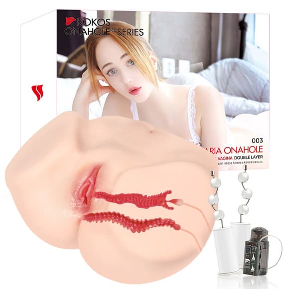 Мастурбатор Kokos 003 Maria ONAHOLE Real Vagina 2WayPlus с вибрацией и массажем