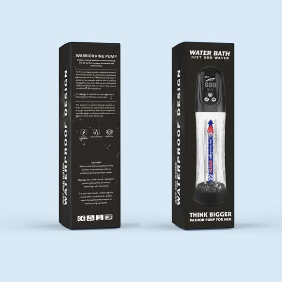 Автоматическая гидропомпа 2в1 (вода/воздух) Water Bath с LED-дисплеем, 2 режима