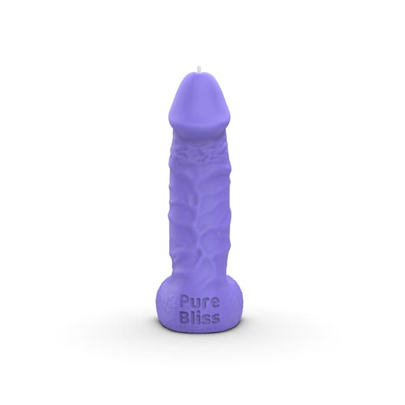 Свеча в виде члена Pure Bliss MINI Violet 15 см