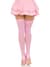 Плотные непрозрачные чулки Leg Avenue Opaque Nylon Thigh Highs Pink, One Size