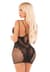 Сукня Leg Avenue Lace and Net Mini Dress with Dual Strap One Size, Black