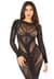 Сукня Leg Avenue Lace and Net Bodycon Gown One Size, Black
