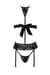Комплект Kissable Bondage Kiss Set Black S/M
