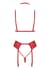 Комплект Kissable Bondage Kiss Set Red L/XL