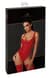 Боди Noir Handmade F352 Red powerwetlook body - XXL