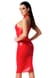 Платье Noir Handmade F354 Red powerwetlook dress - XL