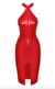 Платье Noir Handmade F354 Red powerwetlook dress - 3XL