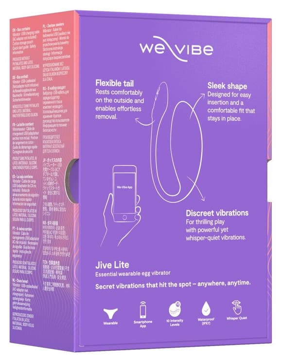 Смарт-віброяйце We-Vibe Jive Lite Purple