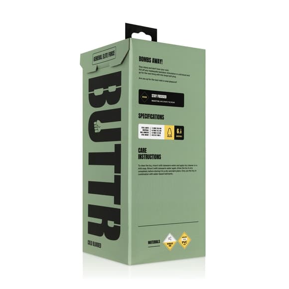 Анальная пробка BUTTR - Cold Blooded Scaled Butt Plug