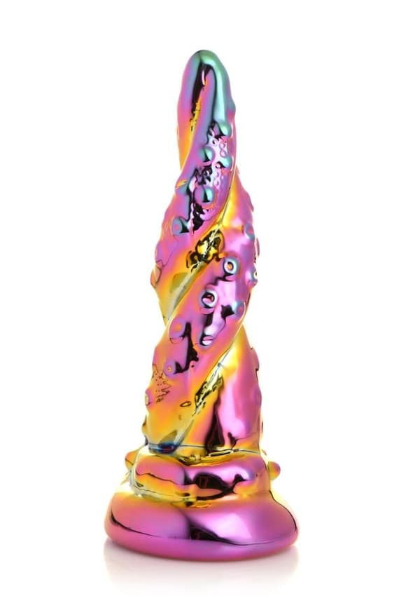 Фентезійний фалоімітатор Creature Cocks Enchanting Rainbow Glass Dildo
